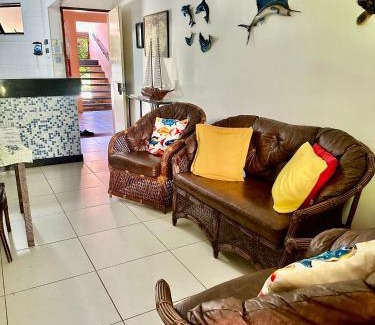 Jenipabu Apartment | Flat Guarajuba 4 quartos térreo à Beira Mar - pé na areia - governança com arrumadeira e Wi Fi inclusos