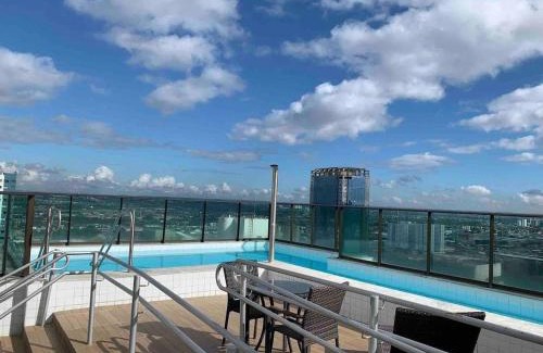 Boa Viagem Apartment | Flat localizado a 200m Shopping Recife, bem Perto da Praia de Boa Viagem e com Wi-Fi 400Mbps