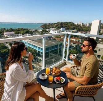 Triangulo das Bermudas Apartment | Flat Praia do Canto 2Q-2B Long Stay TRIÂNGULO DAS BERMUDAS