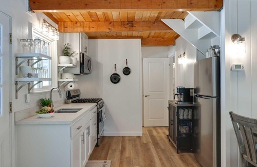 Cold Springs House | Forested Cold Springs Cabin with Wood-Burning Stove!