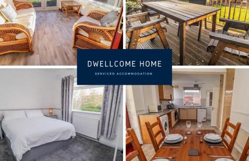West Boldon House | Free Driveway Parking, Fast WIFI, Ideal for long term contractor, etc stays - Dwellcome Home Ltd 3 Bedroom Boldon House - see our site for assurance