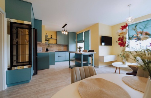 Chisinau Apartment | Full Amenities, Modern 1BR near Medpark Riscani