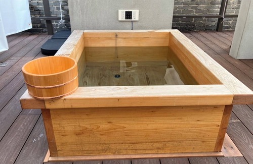 Chuo-ku House | Full kitchen with private sauna & open-air bath. A space that makes you forget about time!