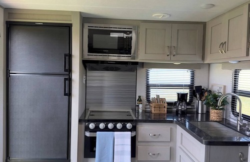 Belfield House | Fully Equipped Camper-Quiet Campground near Medora