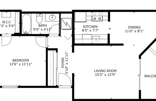 San Rafael Apartment | Furnished 1BR in San Rafael + Parking, near Dtwn