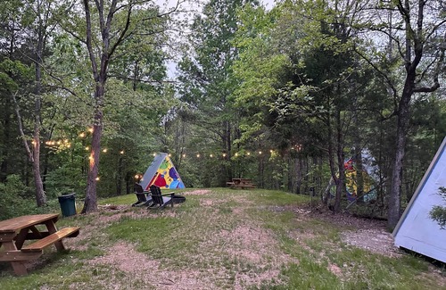 Talladega Cabin | G-3 Glamp in Bohamia - 268 Acre Forest Retreat