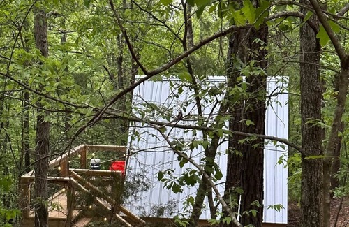 Talladega Cabin | G-4 Glamp in Bohamia - 268 acre forest retreat