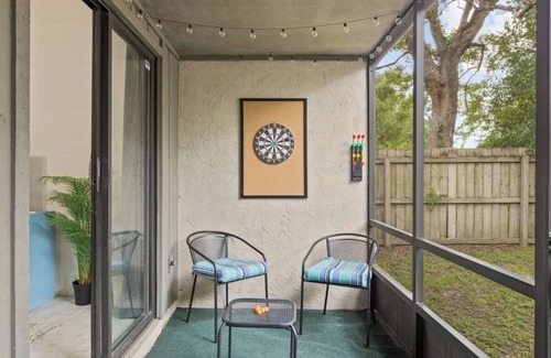 Gainesville Apartment | Gainesville Dart Boards Inspired, Family Friendly Condo w/Dart Board+Games