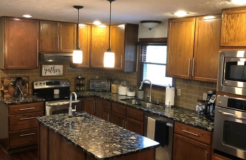 Mansfield House | Gathering Place- heated pool and hot tub, 7 bedrooms, 5 baths- 599 a night