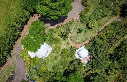 San Miguel RV Rental | Glamping Sky Blue Domo- Tierra Nueva Glamping