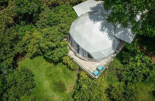 San Miguel RV Rental | Glamping Sky Blue Domo- Tierra Nueva Glamping