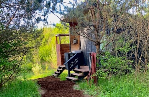 Rolling Prairie Cabin | Glamping experience on an organic farm in Harbor Country.