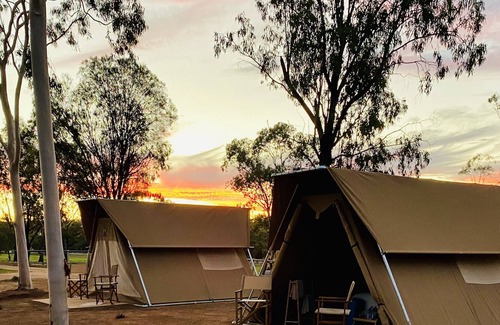 Buckland RV Rental | Glamping Tents Located on Buckland Estate