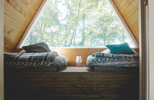 Kipling RV Rental | Glamplyfe Nature Experience: A-Frames on Lakefront L15