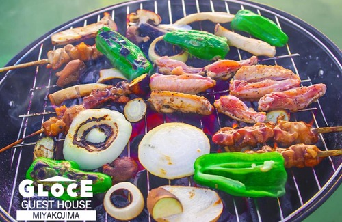 Miyakojima Apartment | GLOCE PORT SIDE HOUSE l 砂山ビーチ近くのオーシャンビューバルコニーハウスを貸切 長期滞在向け BBQ可