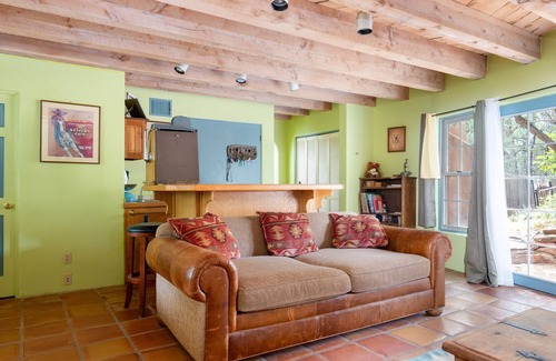 Canoncito House | Glorieta Mesa Retreat | Pet Friendly + Gardens & Koi Pond!