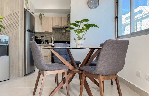 Downtown Santo Domingo Apartment | Goistay Elegant Refugio Caribeño 1br Gym Pool Naco