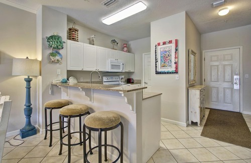 Frangista Beach Condo | Gorgeous 2 BDRM condo steps to private beach! Walk right out patio to pool