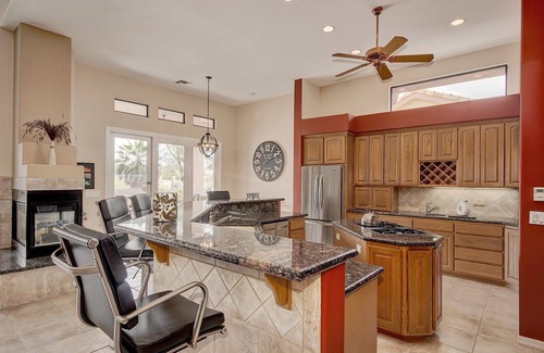 Red Mountain Ranch House | Gorgeous! Golf Course Lot! Heated Pool! City Lights View!