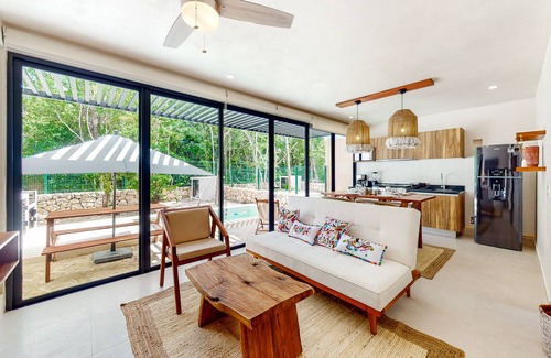 Tulum House | Gorgeous townhome with private plunge pool, on-site pool, & Patio