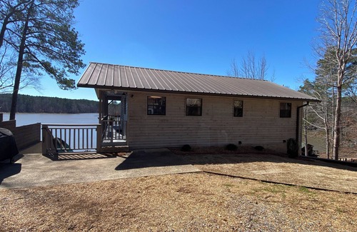Alexander City Cabin | Gorgeous views, deep water, in peaceful/no-wake cove! FIRE PIT!