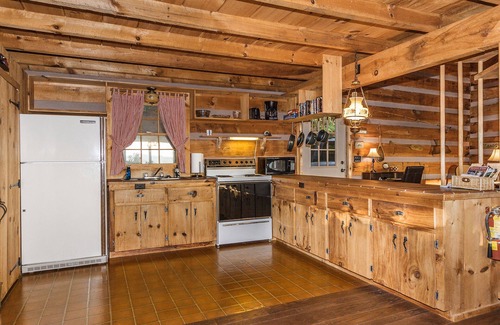Bryson City Cabin | Grandpa's Cabin a classic Mountain log Cabin with Scenic long range View