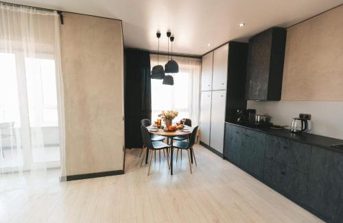 Ternopil Apartment | GRAPHITE Затишні апартаменти біля Центру з окремою спальнею і кухнею-вітальнею