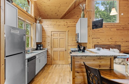Cleveland Cabin | Great Escape- Luxury Spa Cabin w 2 Person 6 Ft. Jacuzzi Warm Air Spa
