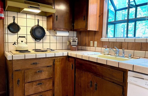 Placerville Cabin | Groovy Cabin in the woods is a perfect place for family and friends to gather.