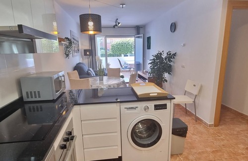 Vera Beach Apartment | Ground floor apartment with garden and private pool, 50 m from the beach, WIFI