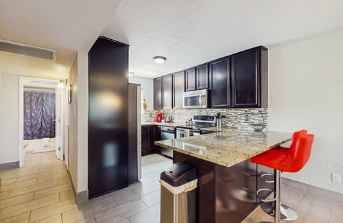 Security Acres Condo | Ground floor condo w/private patio & direct access to shared pool, dog-friendly