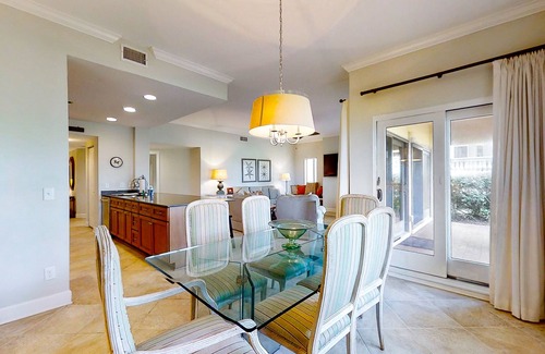 Fernandina Beach Condo | Ground-level home with pool - short walk over dunes to beach