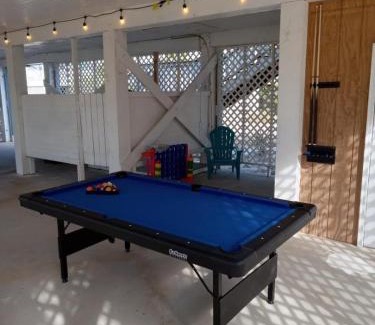 Fort Morgan House | Gulf Shores Haven Pools Tent Tiki Bar Games Pool Table Early Checkin