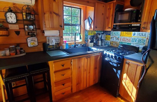 Ellijay Cabin | GUNSMOKE The not so "tiny" cabin with fenced back yard!