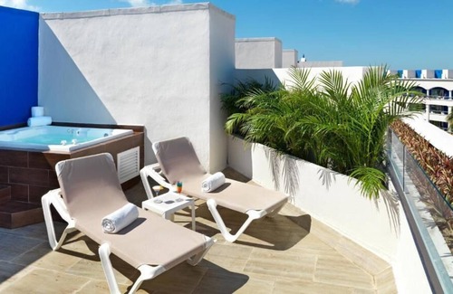 Puerto Aventuras Resort | Hard Rock Riviera Maya Heaven Adults Only-Deluxe Sky Terrace w/ hot tub/King Bed