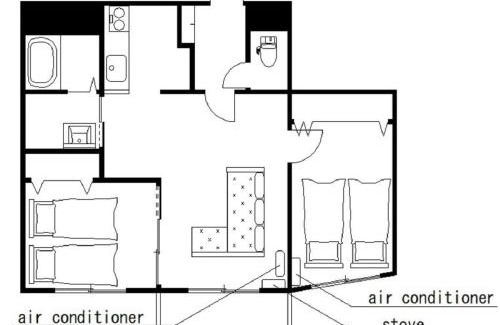 Nishi Apartment | Hassamu 3 Jo 1-11-1 Corole Kotoni - Vacation STAY 11468