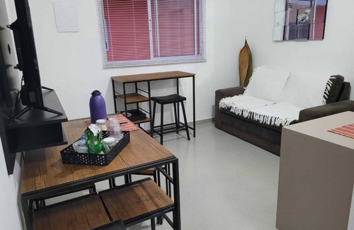 Indaia Apartment | HBH07 - Apartment in Indaiá, 100m from the sea. Wi-fi, TV, Equipped Kitchen, Ideal for Families