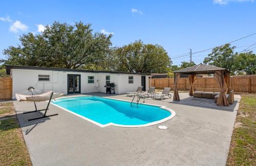 Bearss Plaza House | Heated Pool Home * King Bed