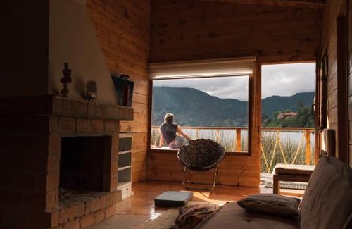 San Juan de Pasto House | Hermosa Cabaña en La Cocha-Finca INDIANA