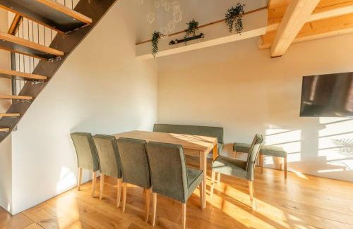 Buhlau House | HexenburgbeiDresden 4 Zimmer Architektengaleriewohnung mit Whirlwanne, Kamin und Balkon - Nähe Sächsische Schweiz