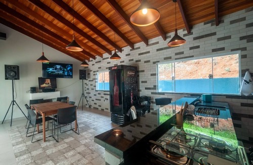 Braganca Paulista Cottage | High standard villa with 6 suites and beach tennis court for friends and family!