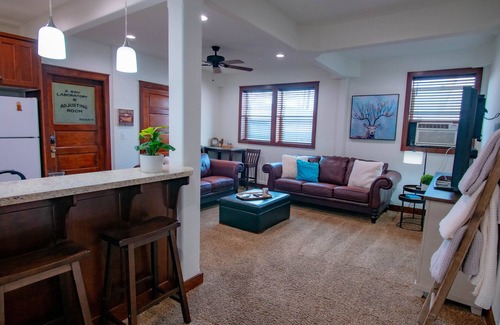 Rexburg Apartment | HISTORIC 1890s Rexburg Loft - 2 Q, 1 K Laundry, 2 blocks to BYUI, Clean & Fun!
