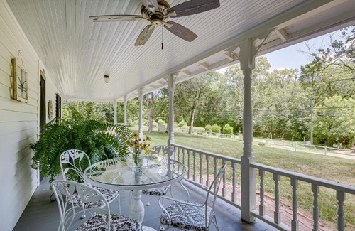 Bynum House | Historic and Charming Pittsboro Home with Fireplaces