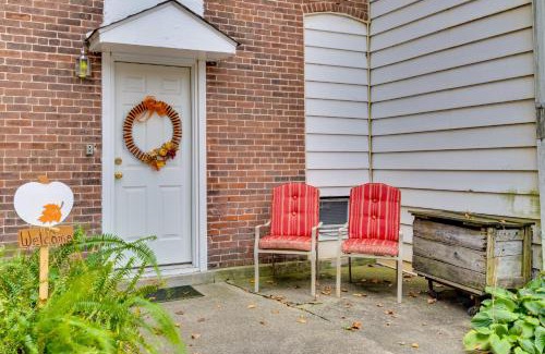 Delphi Apartment | Historic Delphi Studio Walk to Main St and Creek!