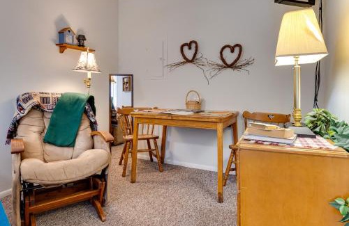Delphi Apartment | Historic Delphi Studio Walk to Main St and Creek!