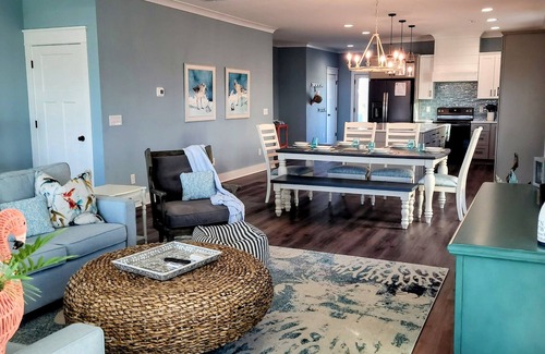 Holden Beach House | Holden Our Flip Flops heated pool, putting green and short walk to beach