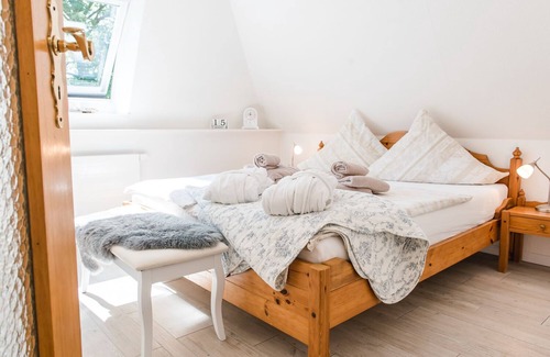 Langballigholz Other | Holiday house with sea view and sauna, fireplace & winter garden located directly on the forest