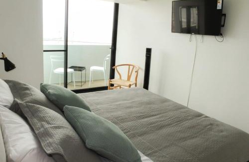 Historical District Apartment | HOM I Amplio Depto 2D2B Estacionamiento y Terraza Vista al Mar PNM 1118