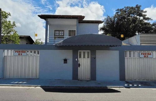 Flores House | Hotel Residencial Manaus Flores -quarto 5 - Banheiro Suíte