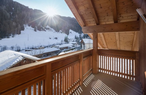 San Martino in Badia Apartment | Idyllic Apartment "Dolomiten" with Balcony, Garden & Wi-Fi